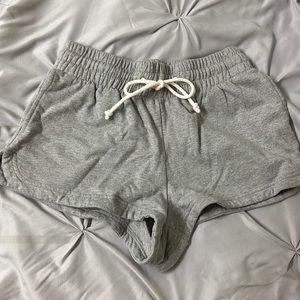 out from under urban outfitters gray shorts